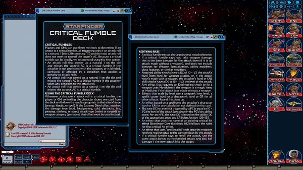 Fantasy Grounds - Starfinder RPG - Starfinder Critical Fumble Deck
