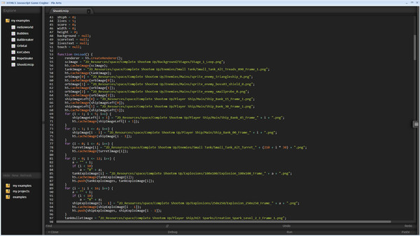 HTML5 Javascript Game Engine — скриншот 1