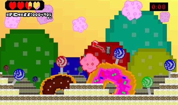 Screenshot z Stick Knight Takes Over the Universe