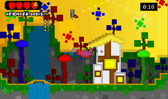 Screenshot z Stick Knight Takes Over the Universe