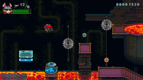 Screenshot z Super Catboy