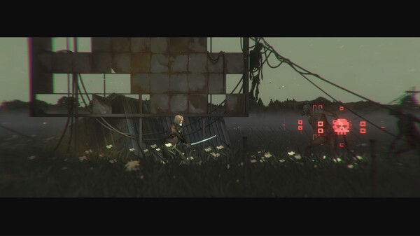 Screenshot of KNIGHTS OF THE FALL gameplay showing in-action mechanics
