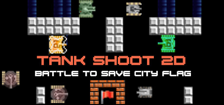 Tank Shoot 2D - Battle to save City Flag banner