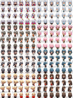 RPG Maker MV - Heroine Character Pack 4