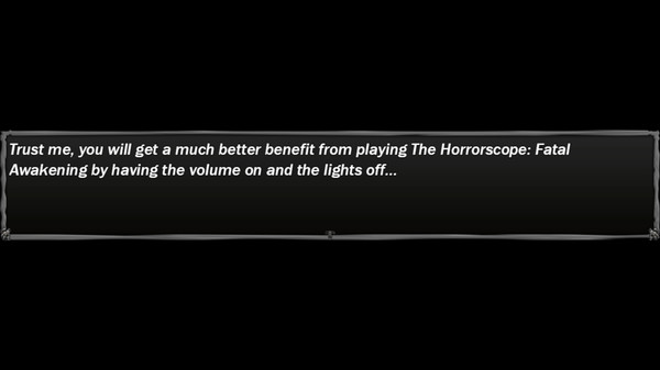 Screenshot z The Horrorscope: Fatal Awakening
