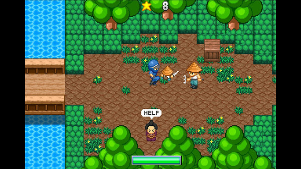 Screenshot z Pixel Ninja