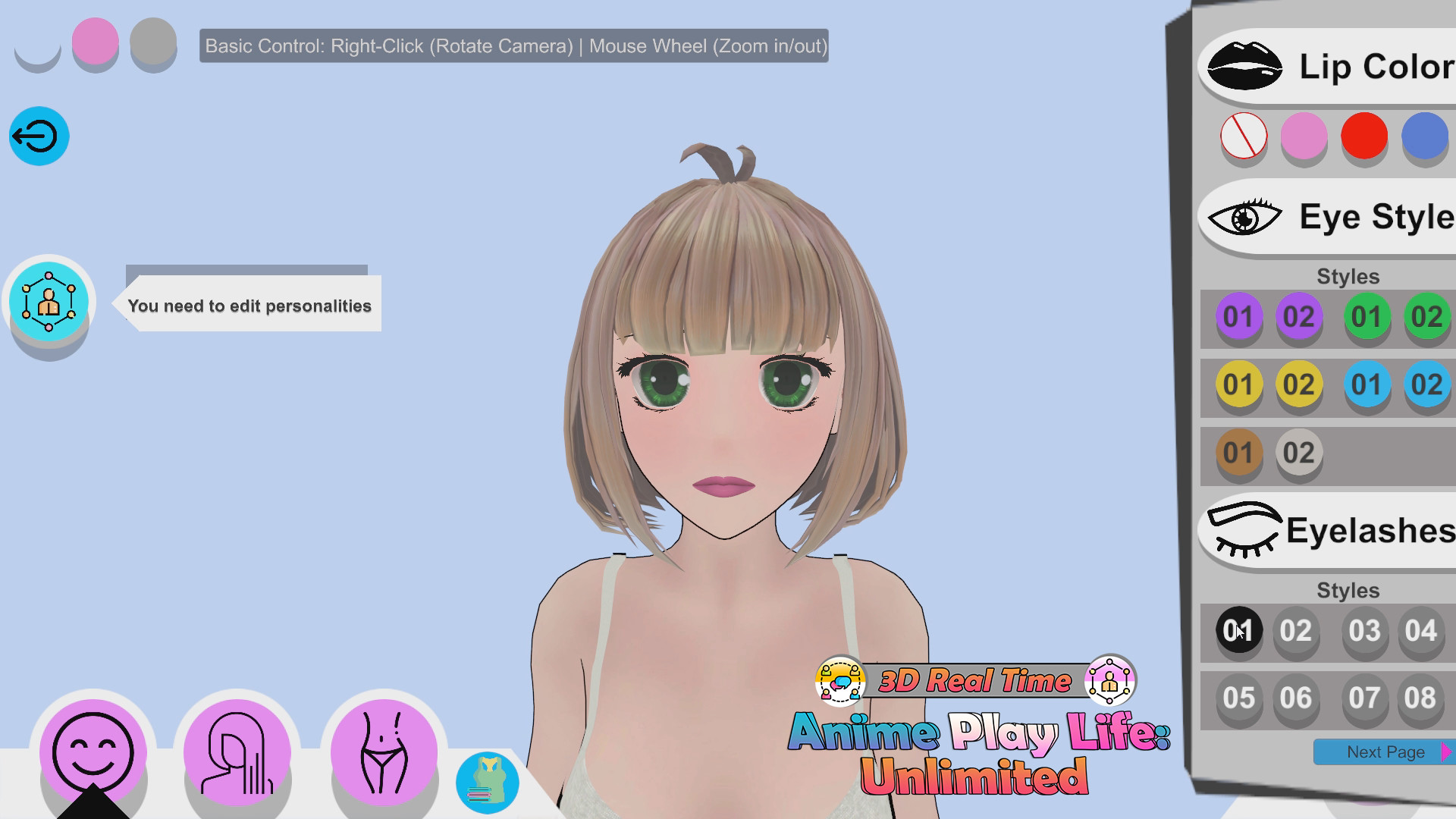 #2. Anime Play Life: Unlimited (Steam) By: Redicion Studio