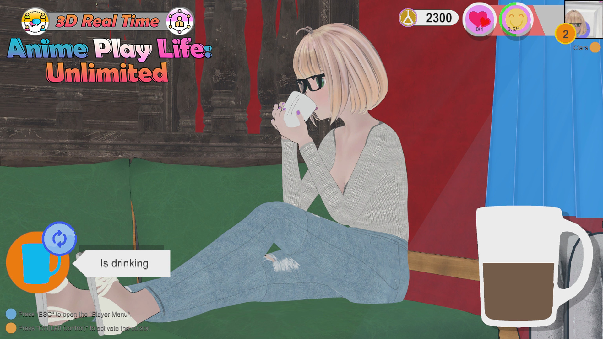 #5. Anime Play Life: Unlimited (Steam) By: Redicion Studio