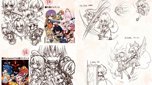 Screenshot z Digital LimitedPack [OST + Art Book] (Touhou Double Focus)