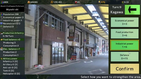 Screenshot z 四国志 ～酒池肉面战记～