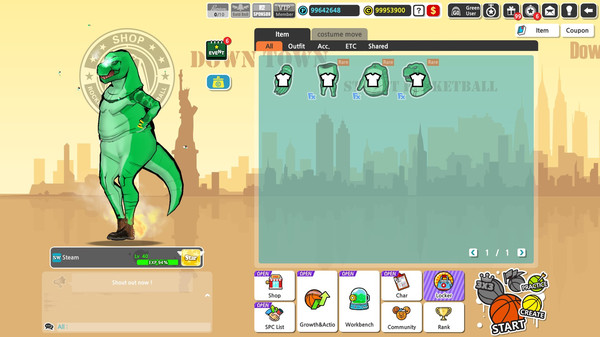 Freestyle2 - Blue Dinosaur Set