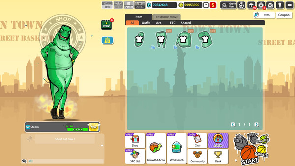 Freestyle2 - Blue Dinosaur Set