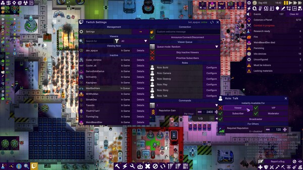 Screenshot z Stardeus