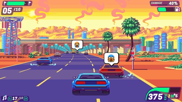 Screenshot z 80's OVERDRIVE