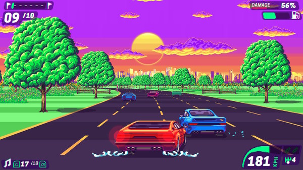 Screenshot z 80's OVERDRIVE