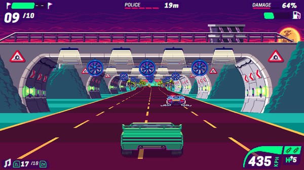 Screenshot z 80's OVERDRIVE