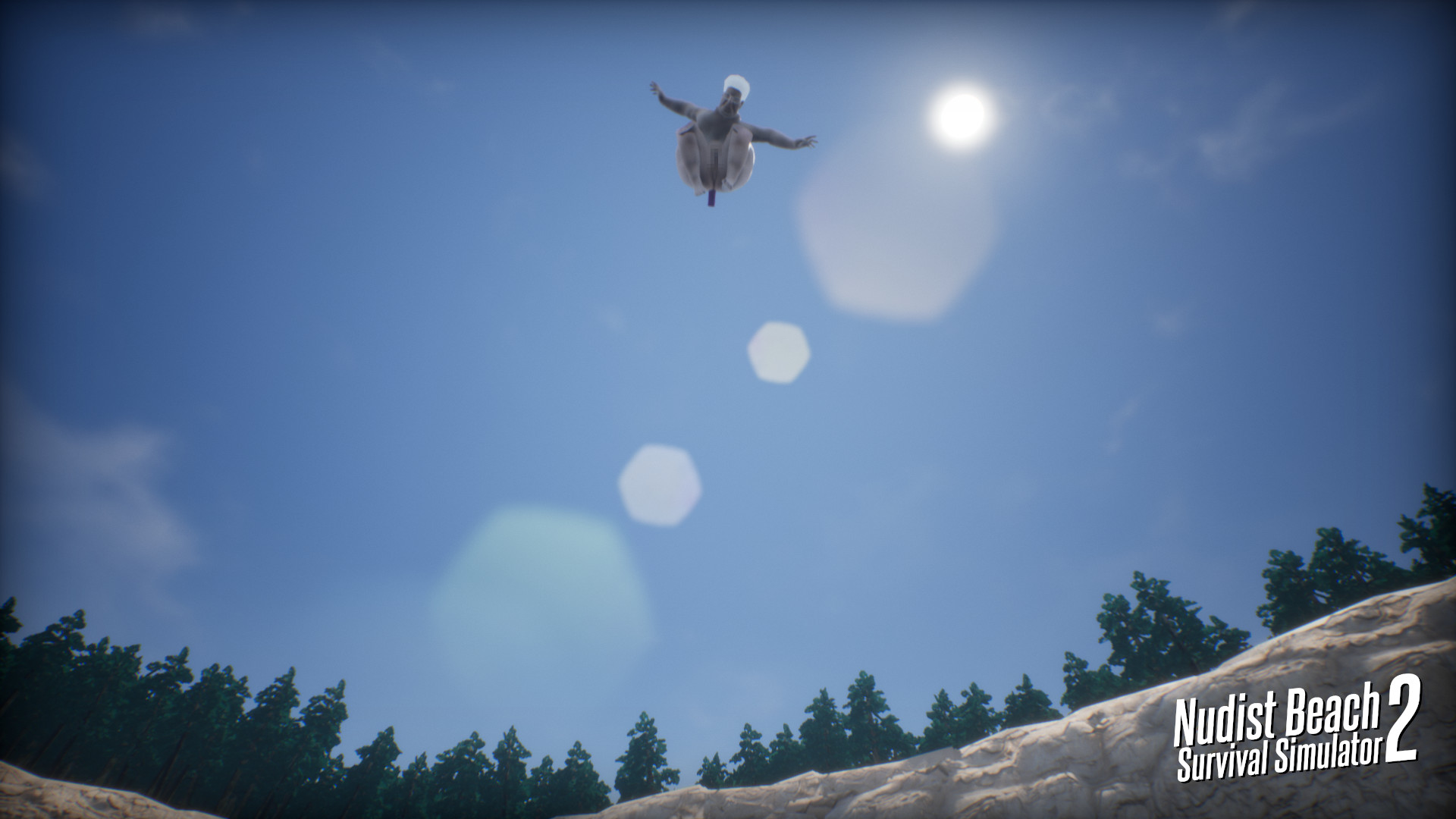 Nudist Beach Survival Simulator 2 screenshot screenshot 1