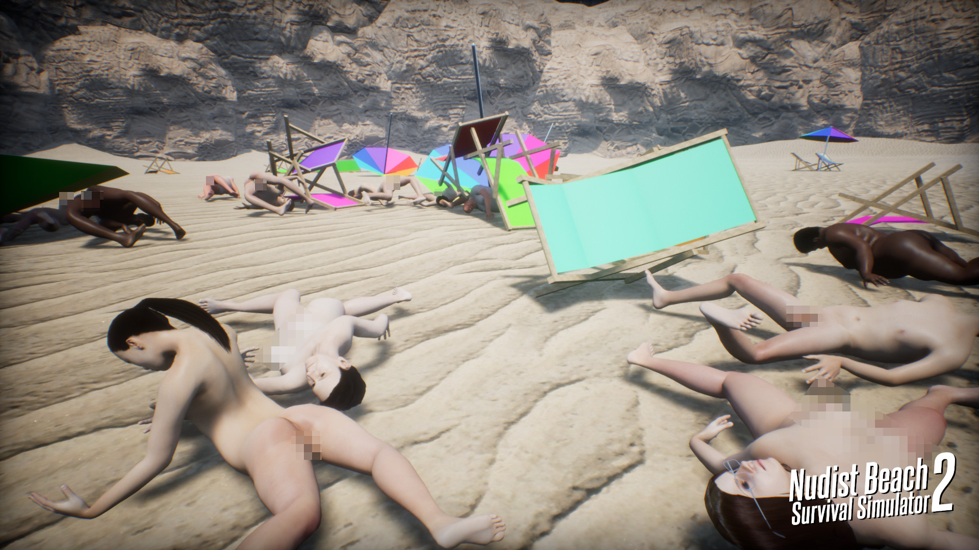 Nudist Beach Survival Simulator 2 screenshot screenshot 3