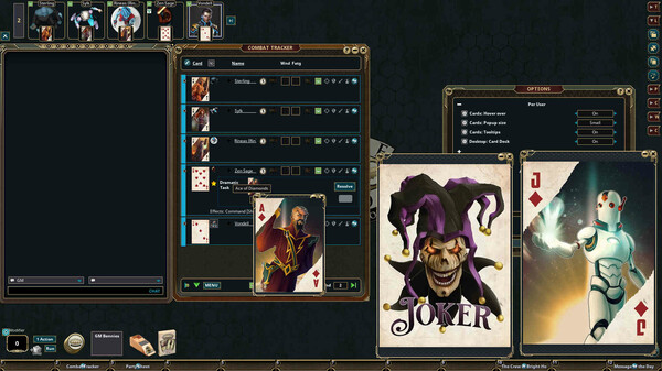 Fantasy Grounds - Savage Worlds Over-Sized Action Deck