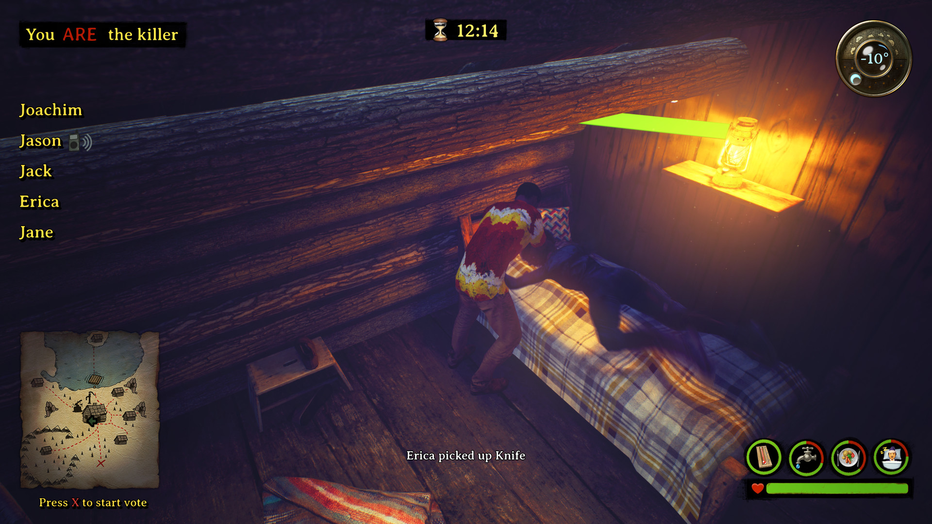 Killer in the cabin screenshot 2