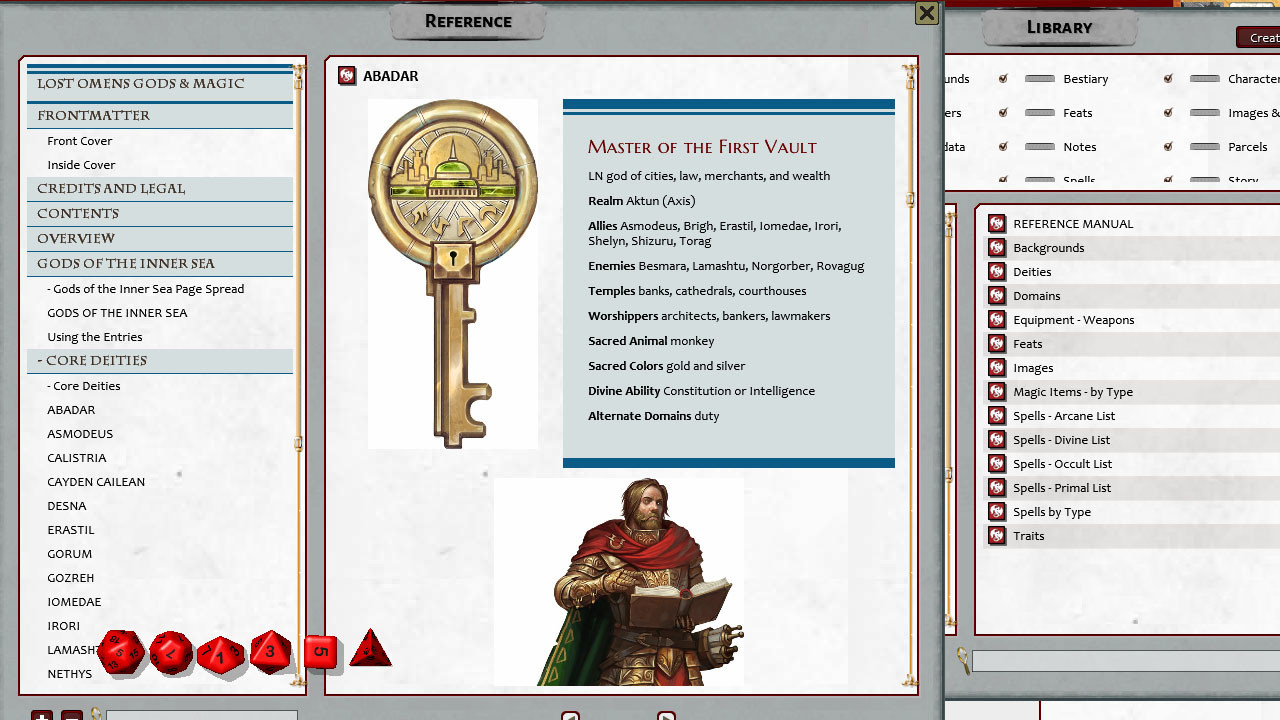 Fantasy Grounds - Pathfinder 2 RPG - Lost Omens: Gods & Magic Featured Screenshot #1