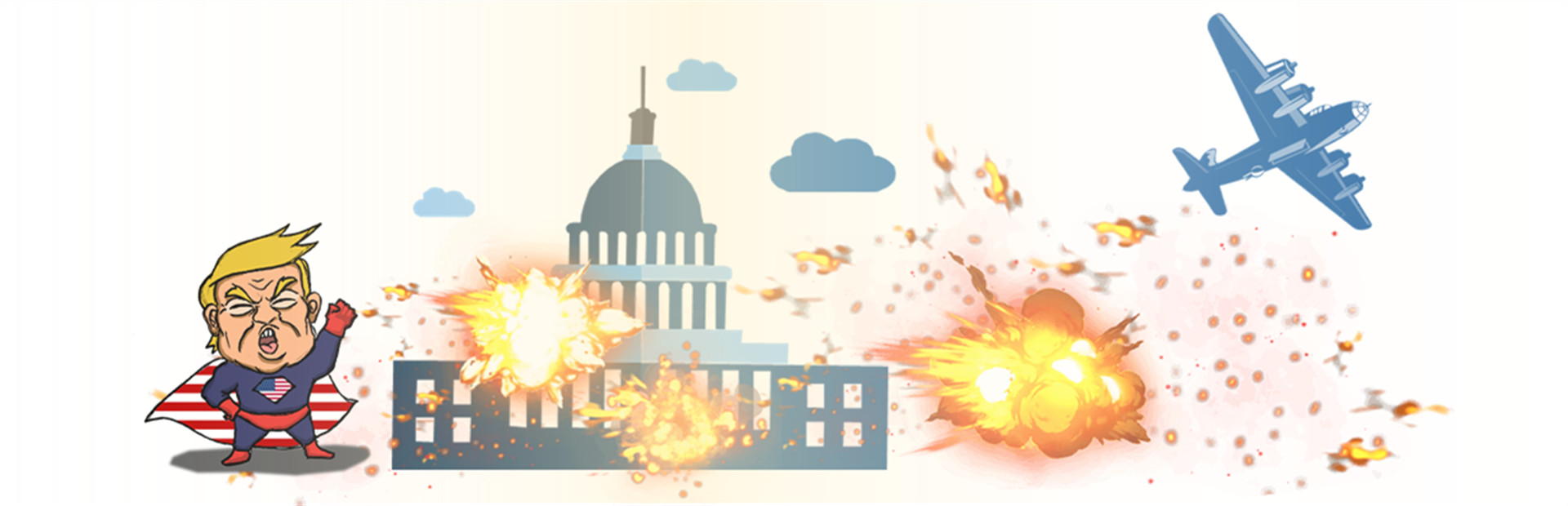 FIRE TRUMP - Air Combat VR