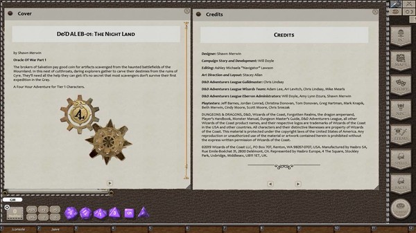 Fantasy Grounds - D&D Adventurers League EB-01 The Night Land