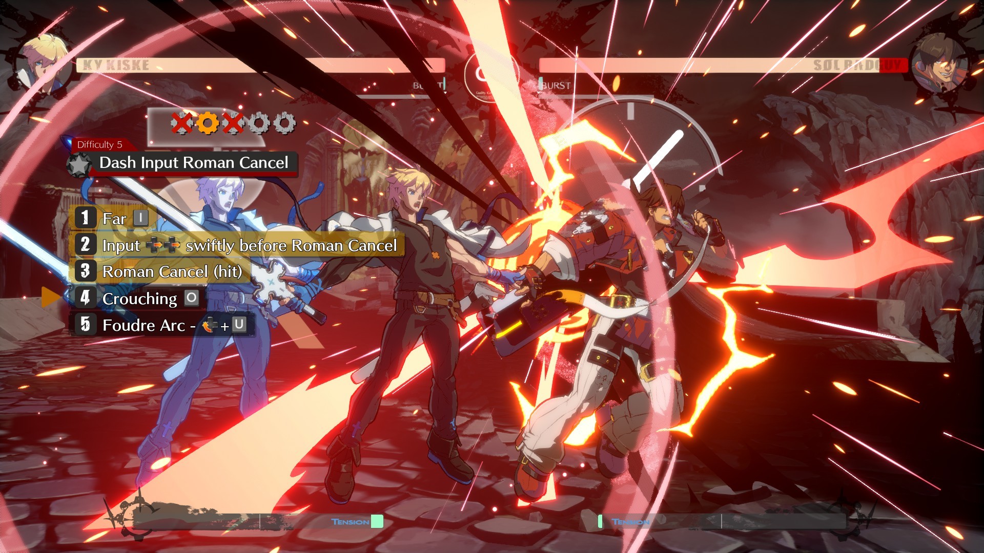 screenshot of GUILTY GEAR -STRIVE- 17