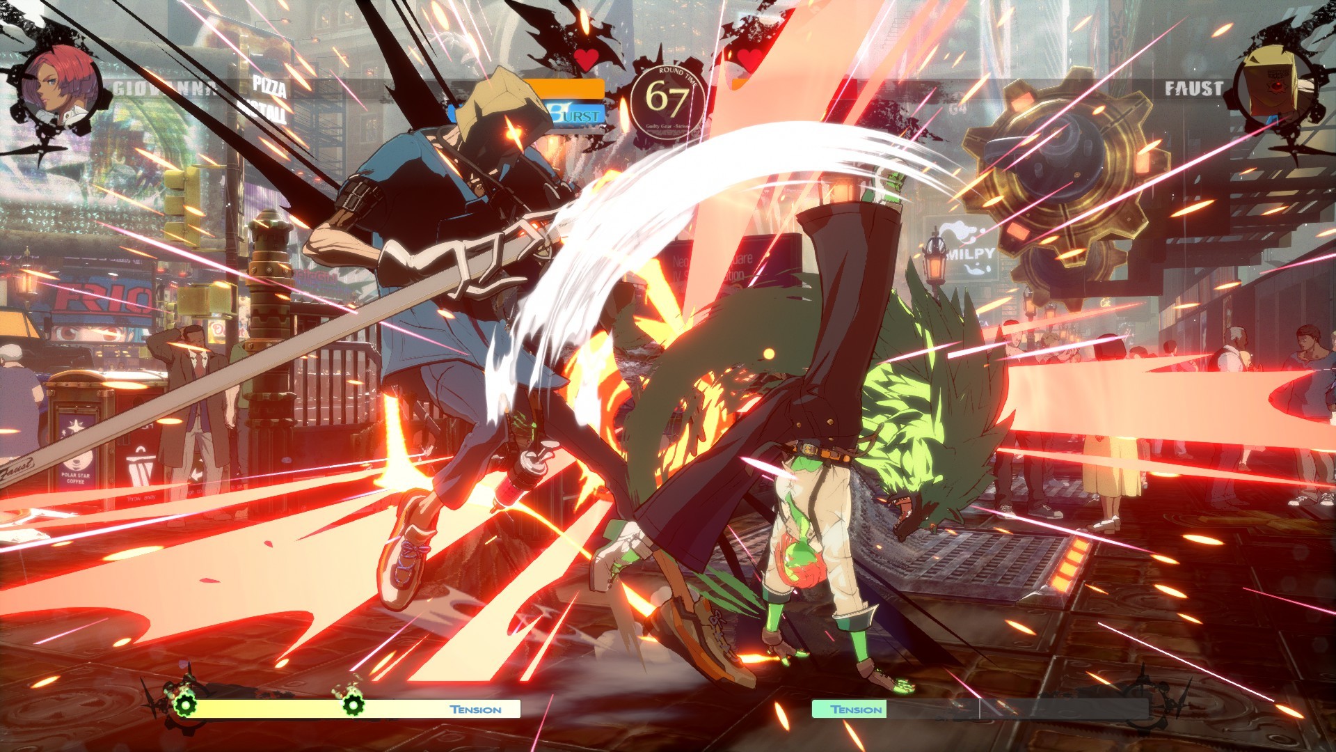 screenshot of GUILTY GEAR -STRIVE- 8