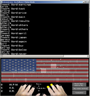 Touch Typing Home Row Speed Grinder - USA American Skin