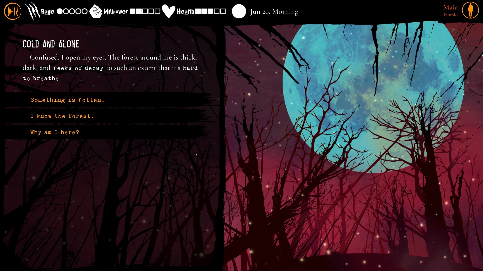 Werewolf: The Apocalypse - Heart of the Forest Demo Featured Screenshot #1