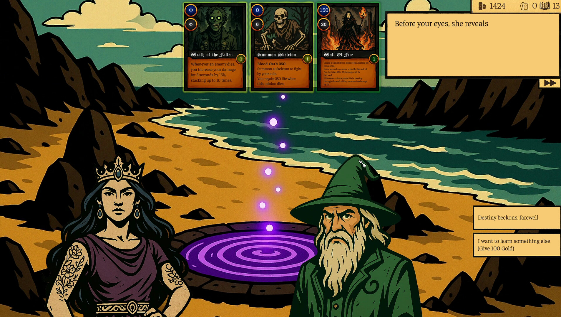 #4. School of Magic: Deck and Slash Prologue (Steam) بواسطة: PartTimeIndie