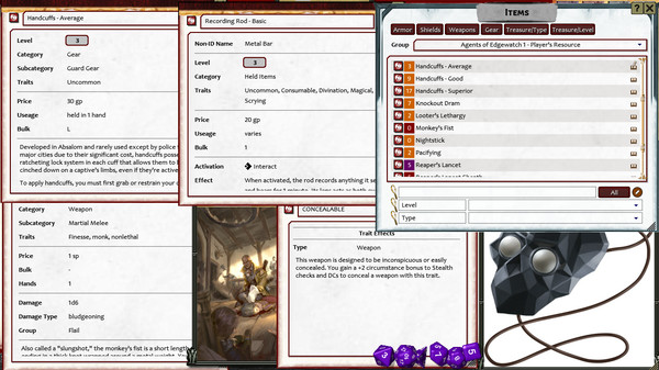 Fantasy Grounds - Pathfinder 2 RPG - Agents of Edgewatch AP 1: Devil at the Dreaming Palace
