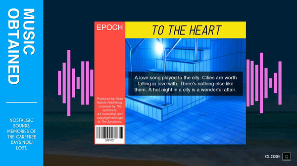 Screenshot z Paradise Killer Soundtrack