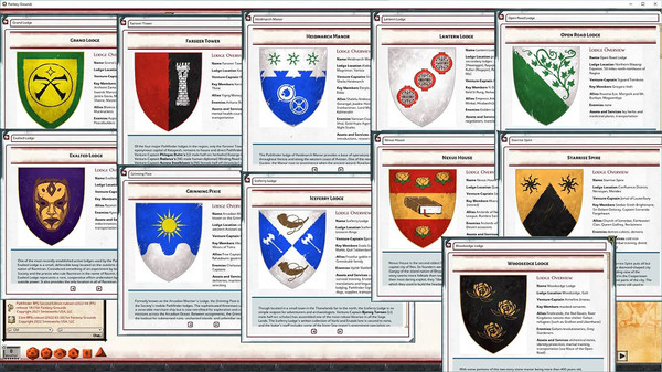 Screenshot z Fantasy Grounds - Pathfinder 2 RPG - Pathfinder Lost Omens: Pathfinder Society Guide