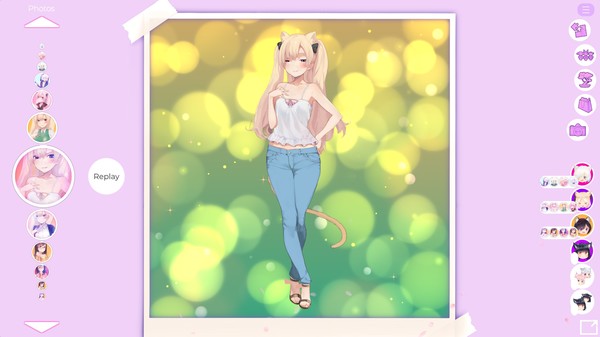 Screenshot z Mosaique Neko Waifus 3