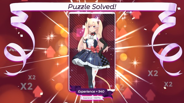 Screenshot z Mosaique Neko Waifus 3