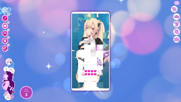 Screenshot z Mosaique Neko Waifus 3