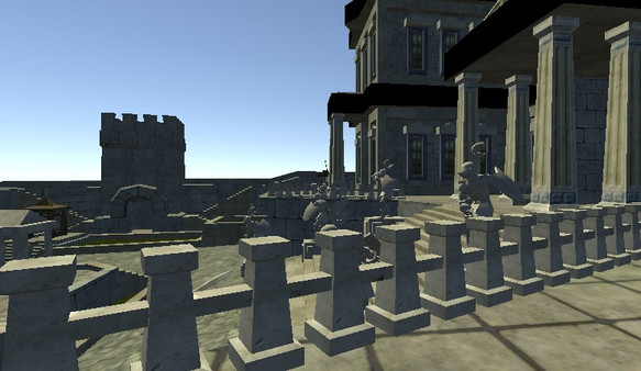 Screenshot z VR Travelling in the Roman Empire (Time machine travel in history)