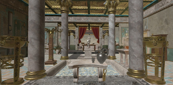 Screenshot z VR Travelling in the Roman Empire (Time machine travel in history)