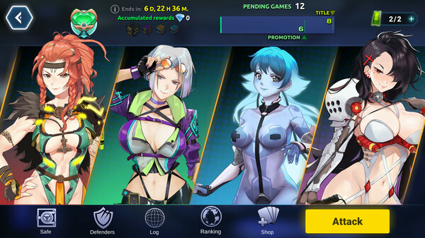 Screenshot z Heavy Metal Babes Screenshot z Heavy Metal Babes