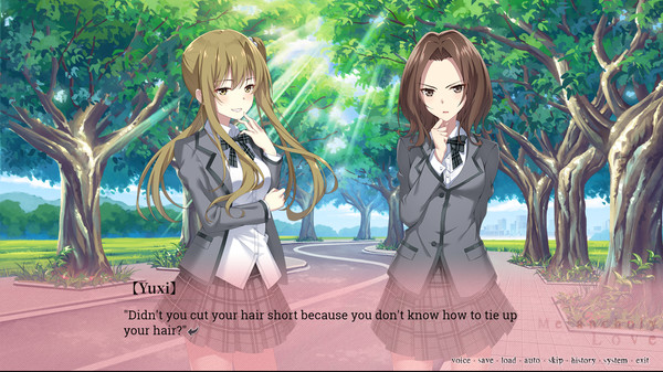 Screenshot z Melancholy Love
