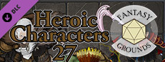 Fantasy Grounds - Devin Night Token Pack 140: Heroic Characters 27 Small Capsule Image