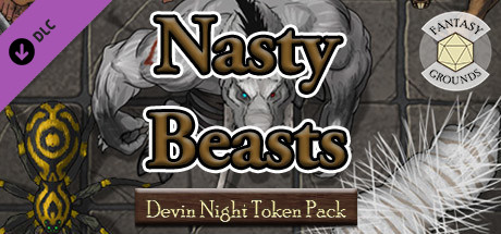 Fantasy Grounds - Devin Night Token Pack 142: Nasty Beasts Header Image