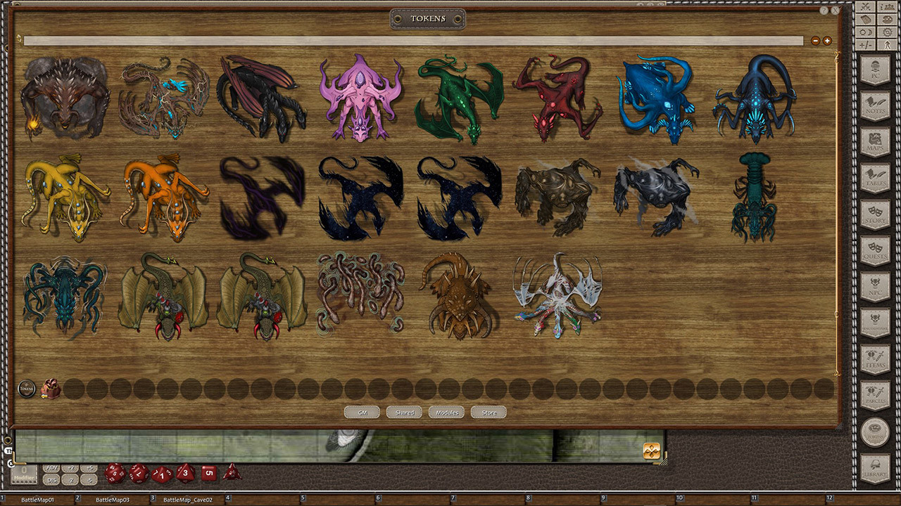 Fantasy Grounds - Devin Night Token Pack 143: Big Nasty Beasts Featured Screenshot #1