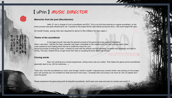 Screenshot z Lynn , Original Soundtrack