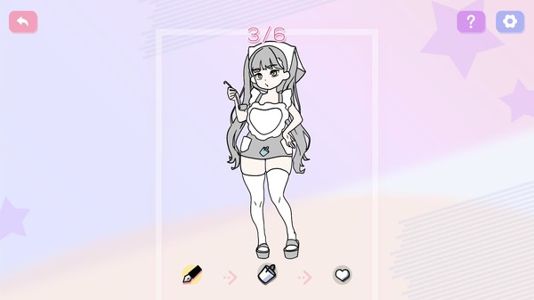 Screenshot z Paint Girl