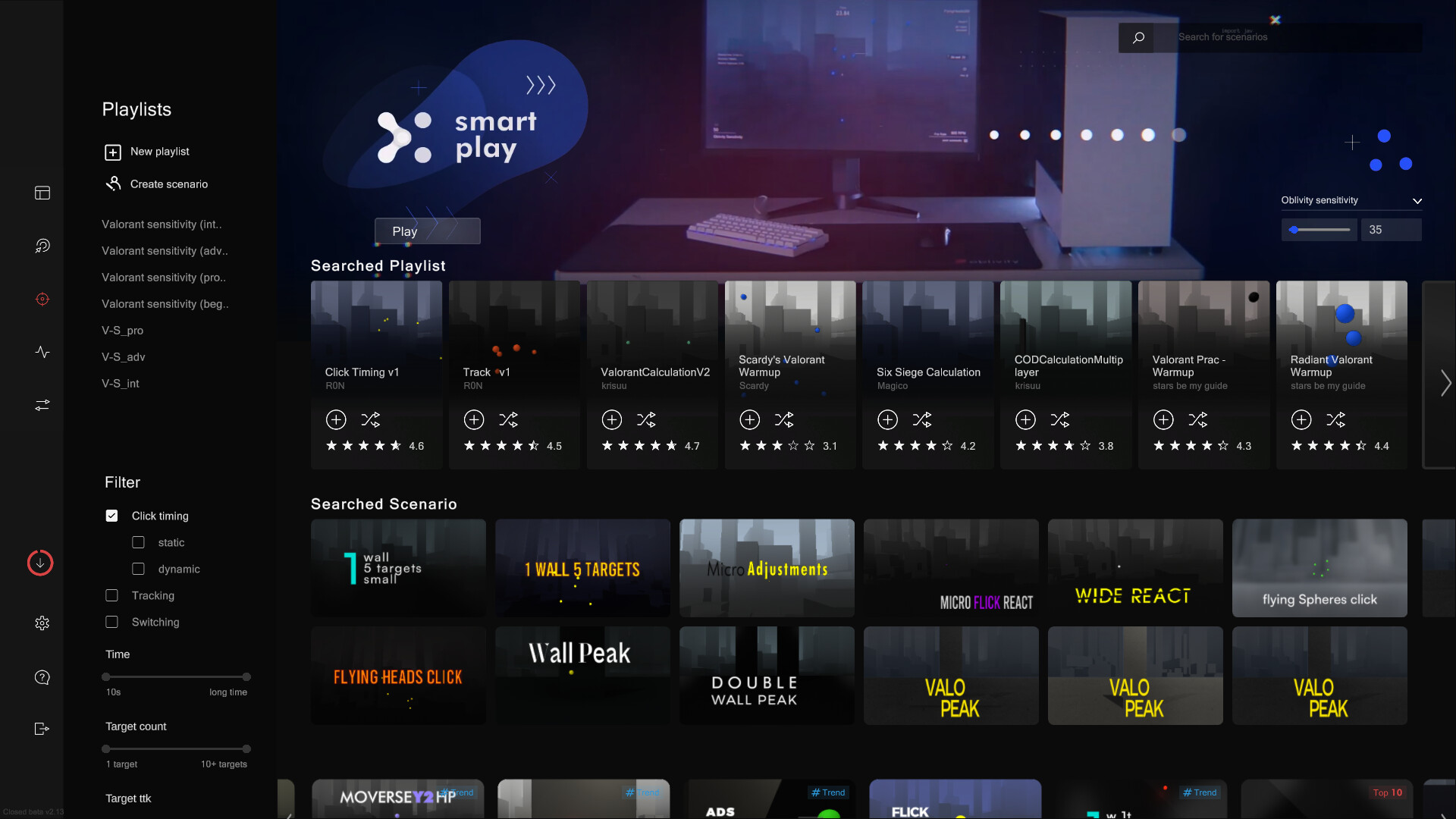 Oblivity — Find your perfect Sensitivity