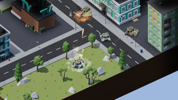 Screenshot z Tank Rampage