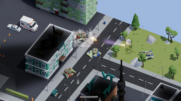 Screenshot z Tank Rampage
